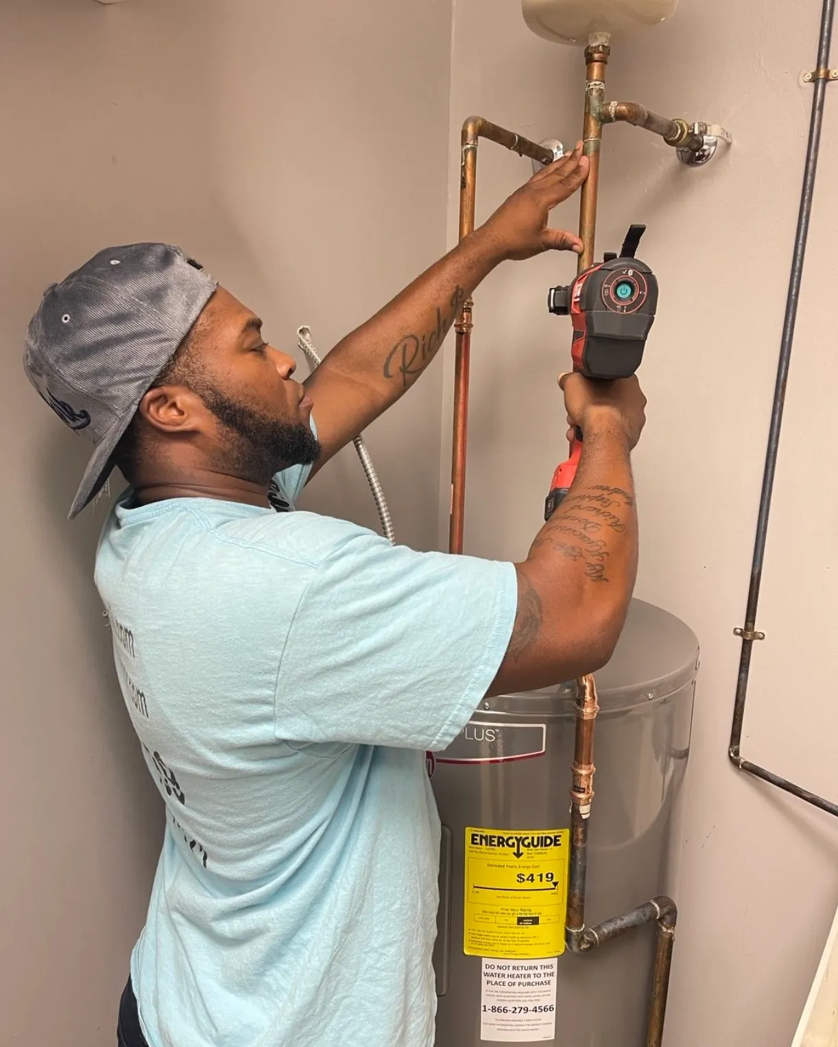 Modern Tankless Water Heater